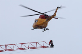 CTVNews image of helicopter rescue patient assessment. A CMC Rescue Equipment Blog Post.